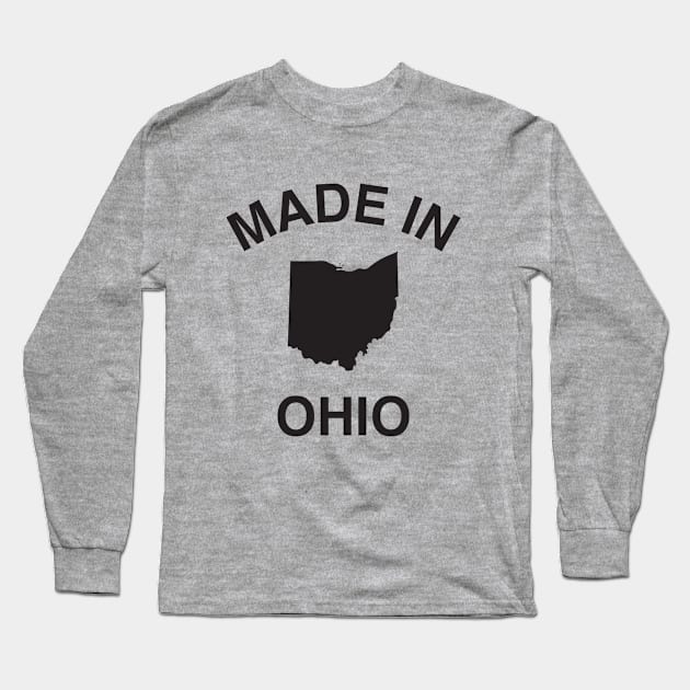 Made in Ohio Long Sleeve T-Shirt by elskepress